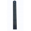 Black Stainless Steel Ruler 6 inch